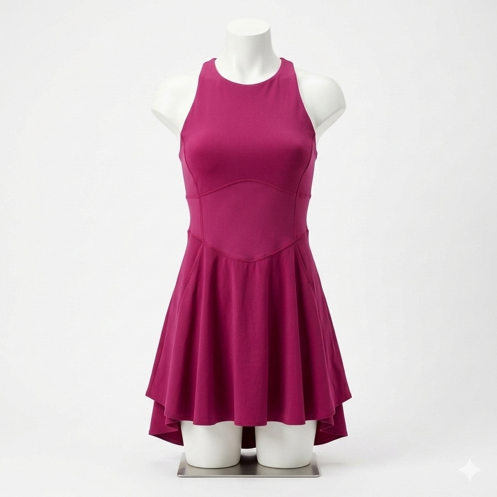 Lululemon Court Crush Tennis Dress in Magenta Purple Size 2